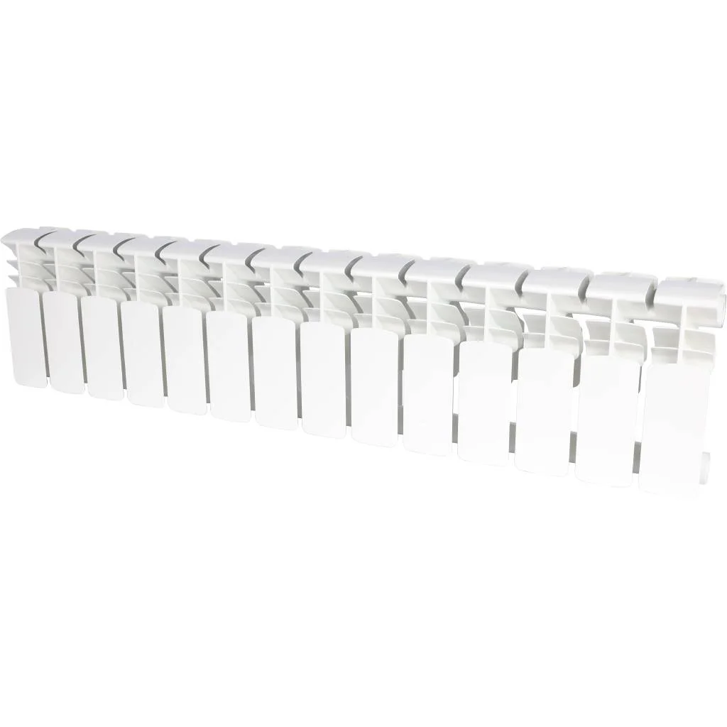 ROMMER Plus BM 200 Plus BM 200 14 секций радиатор биметаллический (RAL9016) ROMMER Plus BM 200 Plus BM 200 14 секций радиатор биметаллический (RAL9016)
