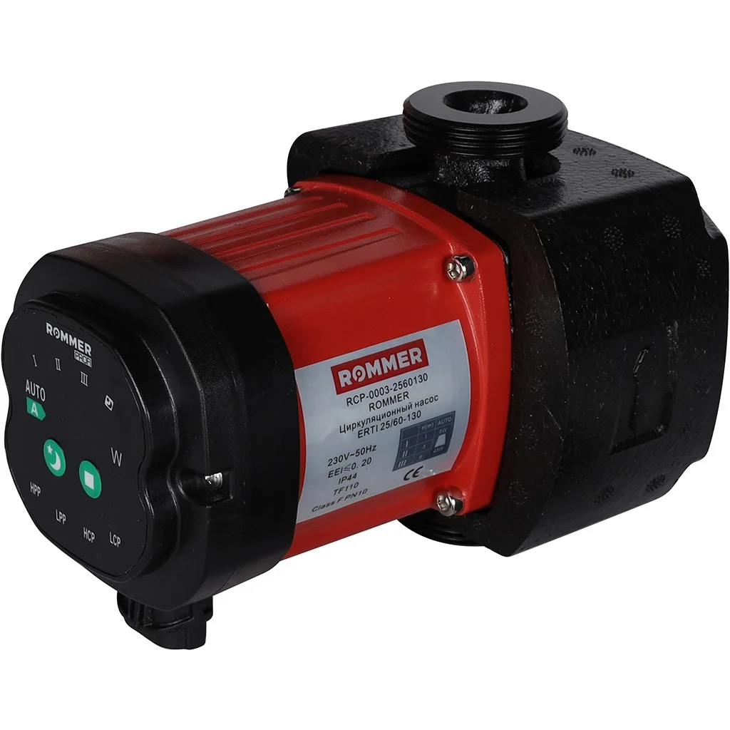 ROMMER RCP-0003 ROMMER Циркуляционный насос ERTI 25/60-130 ROMMER RCP-0003 ROMMER Циркуляционный насос ERTI 25/60-130