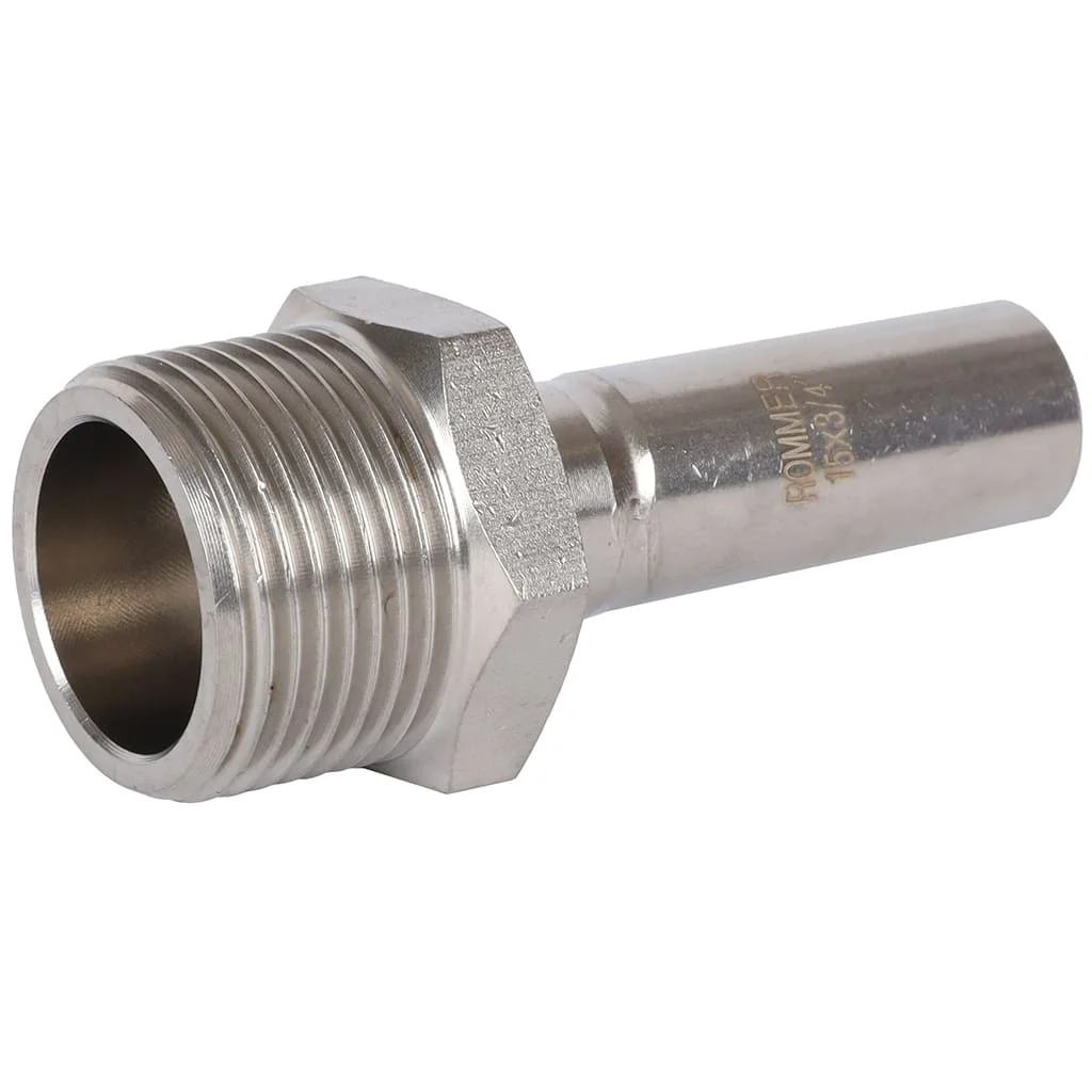 ROMMER RSS-0024-001534 Вставка переходная НПр-НР, 15х3/4, из нержавеющей стали прессовой ROMMER RSS-0024-001534 Вставка переходная НПр-НР, 15х3/4, из нержавеющей стали прессовой