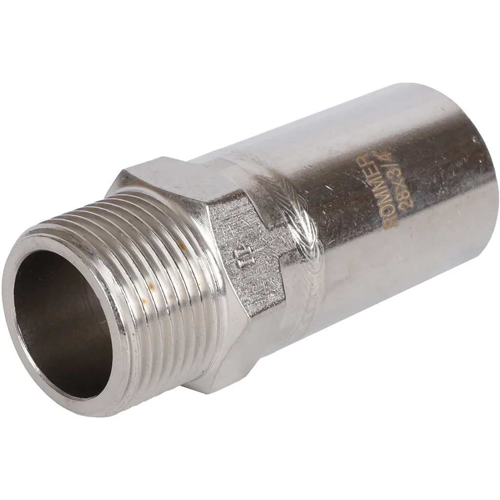 ROMMER RSS-0024-002834 Вставка переходная НПр-НР, 28х3/4, из нержавеющей стали прессовой ROMMER RSS-0024-002834 Вставка переходная НПр-НР, 28х3/4, из нержавеющей стали прессовой