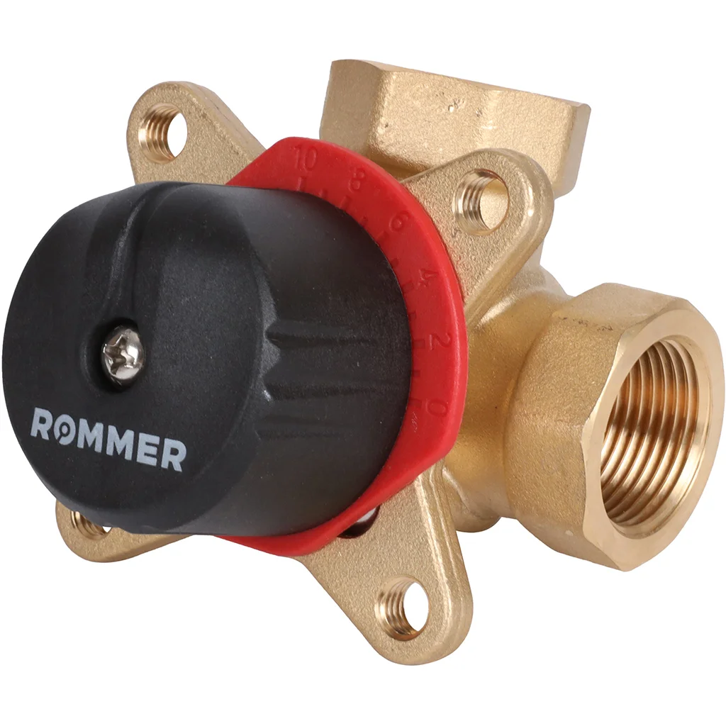 ROMMER 3-х ходовой смесительный клапан 3/4 KVs 6,3 ROMMER 3-х ходовой смесительный клапан 3/4 KVs 6,3