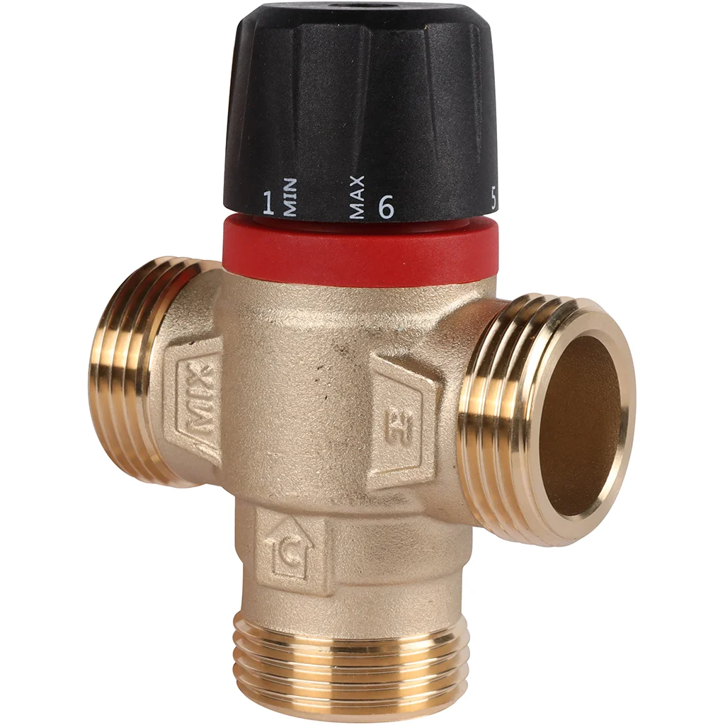 ROMMER RVM-0232-256025 Термостатический смесительный клапан для систем отопления и ГВС 1 НР 35-60°С KV 2,5 (боковое смешивание) ROMMER RVM-0232-256025 Термостатический смесительный клапан для систем отопления и ГВС 1 НР 35-60°С KV 2,5 (боковое смешивание)